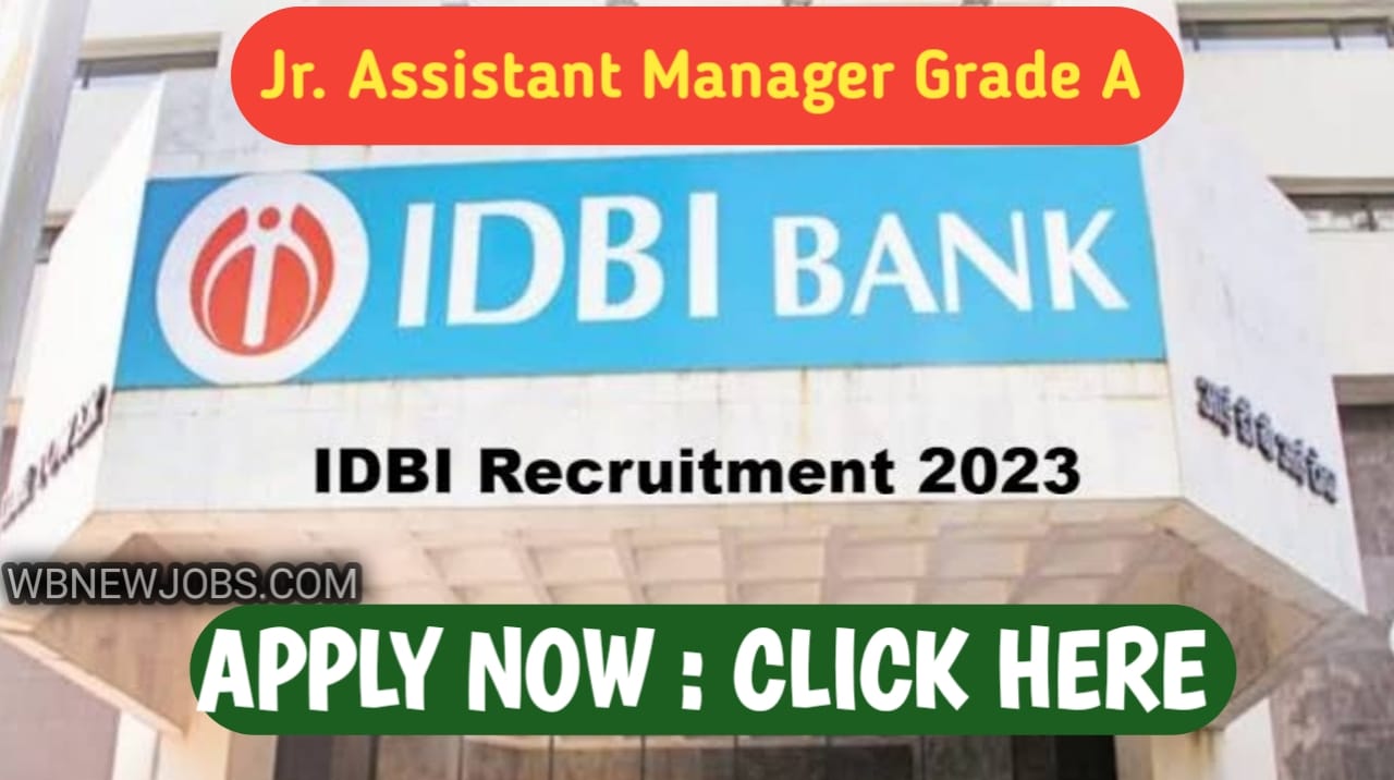 IDBI Bank Jr Asst Manager Grade O Recruitment 2023